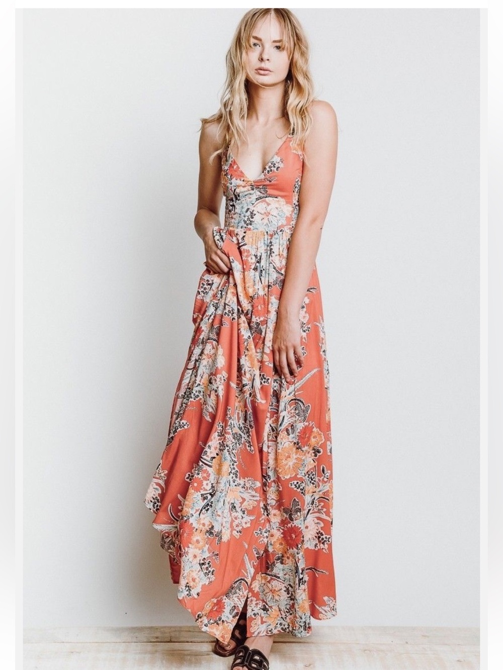 Free People through the vine maxi dress🦋🦋